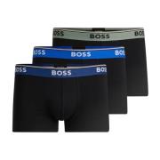 Hugo Boss Mäns Trunk Underkläder 3-pack Black, Herr