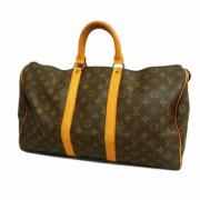 Louis Vuitton Vintage Pre-owned Tyg resvskor Brown, Dam