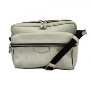 Louis Vuitton Vintage Pre-owned Tyg axelremsvskor Beige, Herr