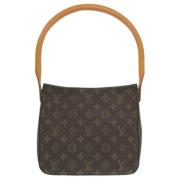 Louis Vuitton Vintage Pre-owned Tyg louis-vuitton-vskor Brown, Dam