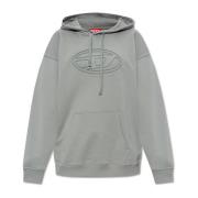 Diesel Sweatshirt S-Ummer-Bigoval Gray, Unisex