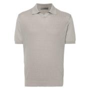 Corneliani Casual Beige Polo Shirt Cotton Beige, Herr