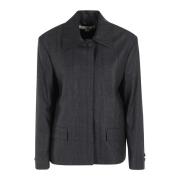 Remain Birger Christensen Klassisk Svart Blazer Gray, Dam