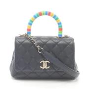 Chanel Vintage Pre-owned Laeder chanel-vskor Blue, Dam