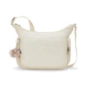 Kipling Snygg Axelväska Beige, Dam