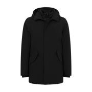 People of Shibuya Svart Hachiko Parka Black, Herr