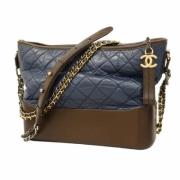 Chanel Vintage Pre-owned Paels chanel-vskor Blue, Dam