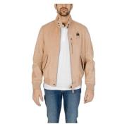 Blauer Herrjacka Vår/Sommar Kollektion Läder Beige, Herr