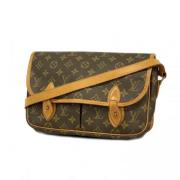 Louis Vuitton Vintage Pre-owned Tyg louis-vuitton-vskor Brown, Dam