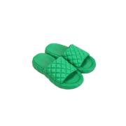 Bottega Veneta Vintage Pre-owned Laeder sandaler Green, Dam