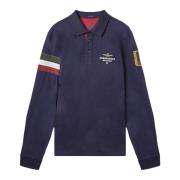 Aeronautica Militare Stilig Polo Skjorta Blue, Herr