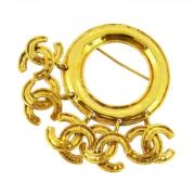 Chanel Vintage Pre-owned Metall chanel-smycken Yellow, Dam