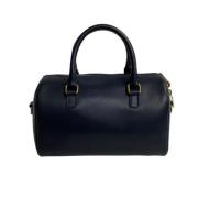 Yves Saint Laurent Vintage Pre-owned Laeder axelremsvskor Blue, Dam