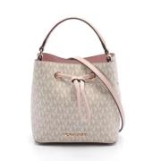 Michael Kors Pre-owned Pre-owned Canvas handvskor White, Dam