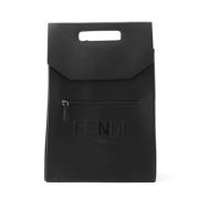 Fendi Vintage Pre-owned Laeder fendi-vskor Black, Dam