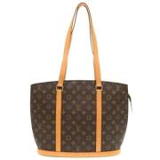 Louis Vuitton Vintage Pre-owned Tyg louis-vuitton-vskor Brown, Dam