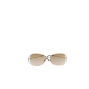 Dior Vintage Pre-owned Metall solglasgon Brown, Dam