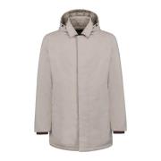 People of Shibuya Polyesterjacka med stil Arnopm773-060 Beige, Dam