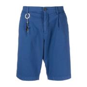 Paul & Shark Casual Bermuda Shorts i Blått Blue, Herr