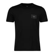 Fendi Roma Kollektion Svart Bomull T-shirt Black, Herr