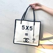 Chanel Vintage Pre-owned Canvas chanel-vskor White, Dam