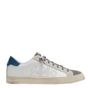 P448 Vita Sneakers Färgblock Design White, Herr