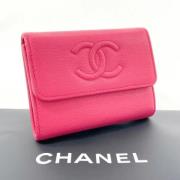 Chanel Vintage Pre-owned Laeder hem-och-kontorstillbehr Pink, Dam