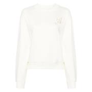 Axel Arigato Vit Bomull Casual Sweatshirt White, Dam