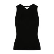 Vince Räfflad Ärmlös Tanktop Black, Dam