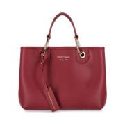 Emporio Armani Burgundy MyEA Shoppingväska Red, Dam