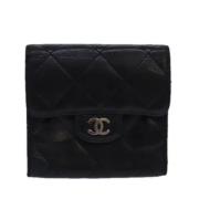 Chanel Vintage Pre-owned Laeder plnbcker Black, Dam