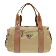 Prada Vintage Pre-owned Tyg prada-vskor Brown, Dam