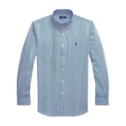 Polo Ralph Lauren Slim-Fit Stretch Poplin Skjorta Blue, Herr