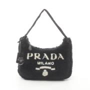 Prada Vintage Pre-owned Tyg prada-vskor Black, Dam