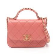 Chanel Vintage Pre-owned Laeder chanel-vskor Pink, Dam