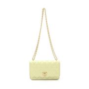 Chanel Vintage Pre-owned Laeder crossbodyvskor Yellow, Dam