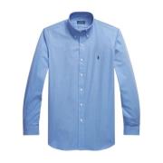 Polo Ralph Lauren Slim-Fit Stretch Poplin Skjorta Blue, Herr