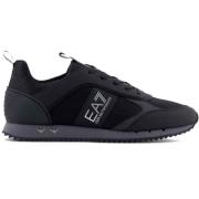 Emporio Armani EA7 Kol Sneakers med Metallörn Black, Herr