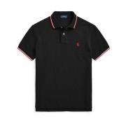 Polo Ralph Lauren Svart Broderad Avslappnad T-shirt Black, Herr