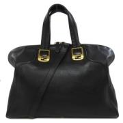 Fendi Vintage Pre-owned Laeder totevskor Black, Dam