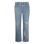 Ermanno Scervino Straight Jeans Blue, Dam