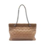 Chanel Vintage Pre-owned Laeder totevskor Brown, Dam