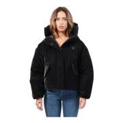 Hugo Boss Oversize Sammetrock med Huva Black, Dam