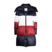 Tommy Hilfiger Blå Polyesterjacka Ww0Ww3280401X Multicolor, Dam