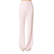 Max Mara Studio Rosa Wide Leg Byxor Set Pink, Dam