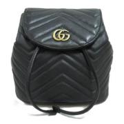 Gucci Vintage Pre-owned Laeder ryggsckar Black, Dam