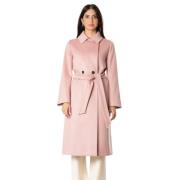 Max Mara Studio Yllekappa i antikrosa Pink, Dam