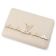 Louis Vuitton Vintage Pre-owned Laeder plnbcker Beige, Dam