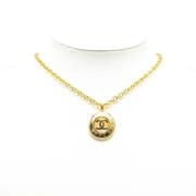 Chanel Vintage Pre-owned Metall chanel-smycken Yellow, Dam