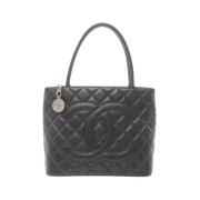 Chanel Vintage Pre-owned Laeder totevskor Black, Dam